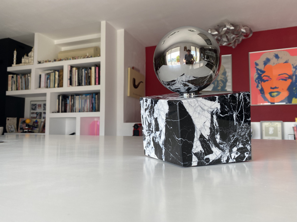CUB Mounier — lampe en bois artisanale, vue 3