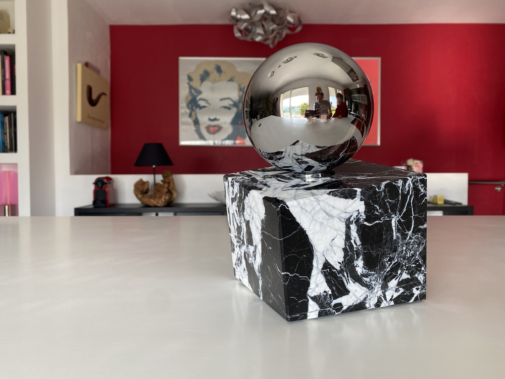 CUB Mounier — lampe en bois artisanale, vue 4