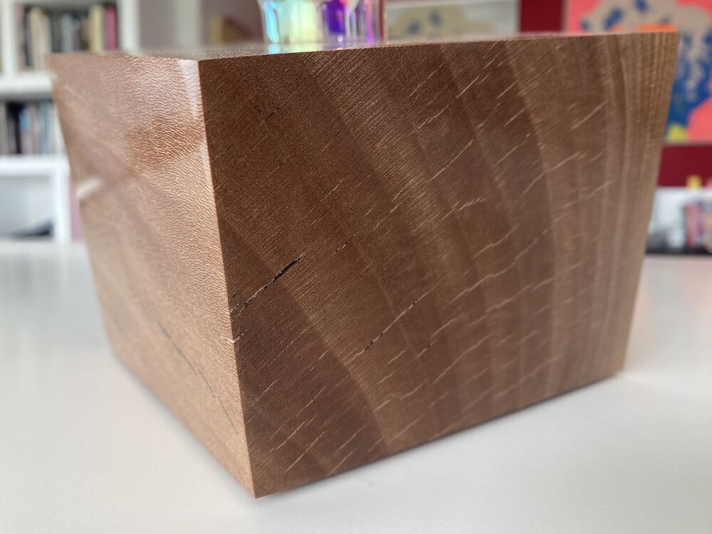 CUB Ombra Fresca n°3 — lampe en bois artisanale, vue 4