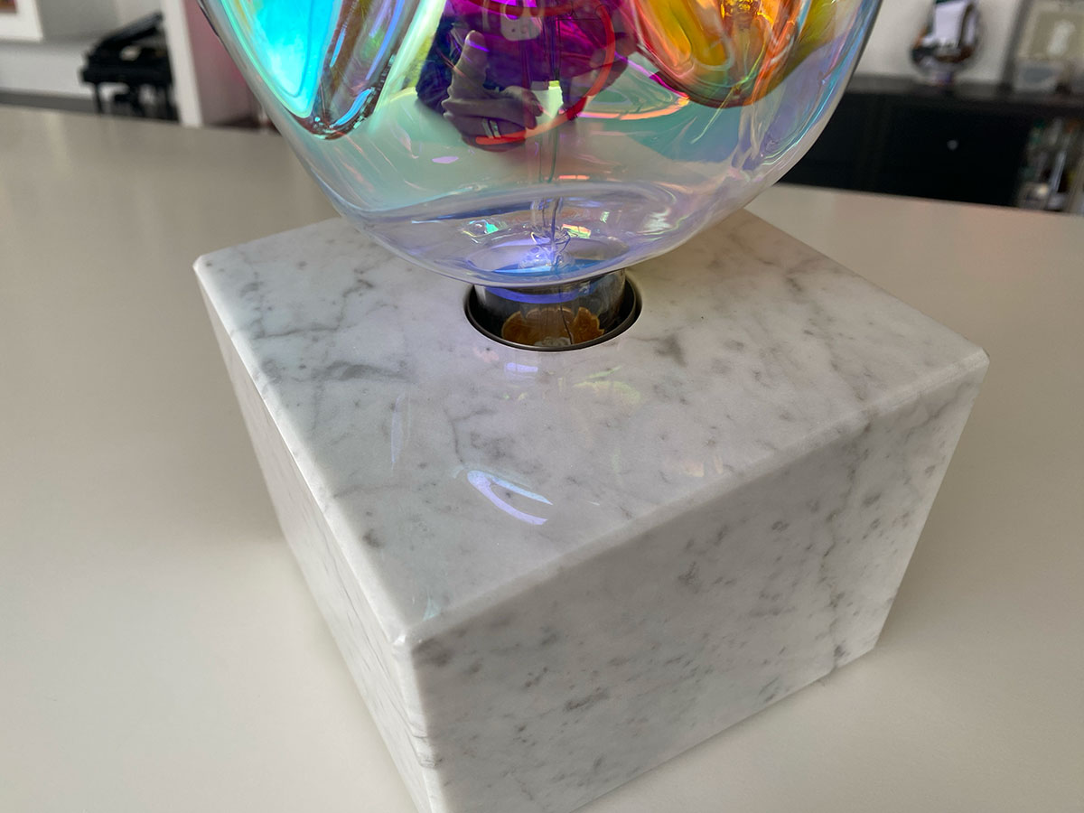 CUB Peïra — lampe en bois artisanale, vue 5